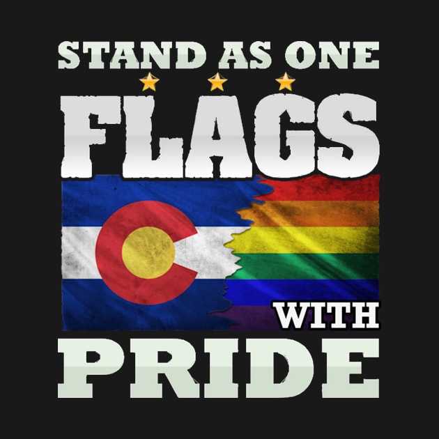 LGBT and Colorado state flag design by zaymen.bouragba