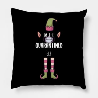 Im the Quarantined Elf Family Matching Christmas Pillow