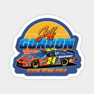 Jeff Gordon Flames 24 Legend Retro Magnet