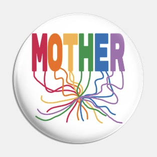 Mother Rainbow Pin