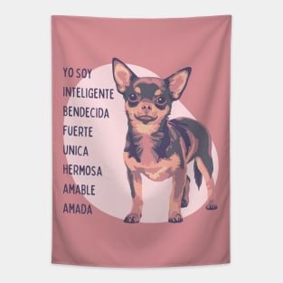 Chihuahua es Inteligente, Bendecida, Fuerte... Tapestry