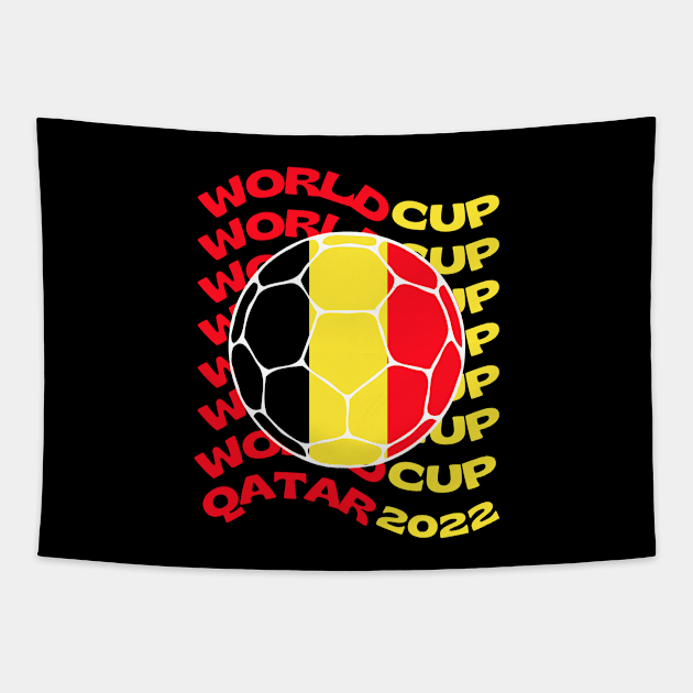 Belgium World Cup Tapestry by footballomatic