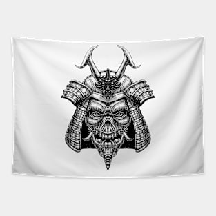 Samurai Mask Tapestry