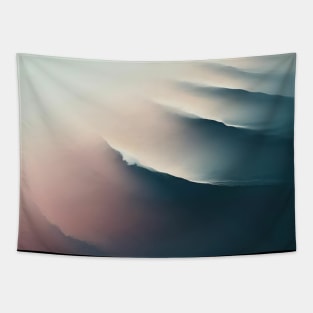 Ocean vibes waves pattern Tapestry