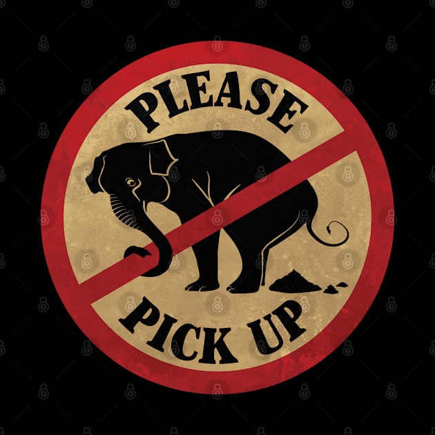 Pick up after Your Pet - Funny Poop Graphic by Graphic Duster