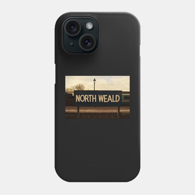 A view of North Weald railway station Phone Case by golan22may