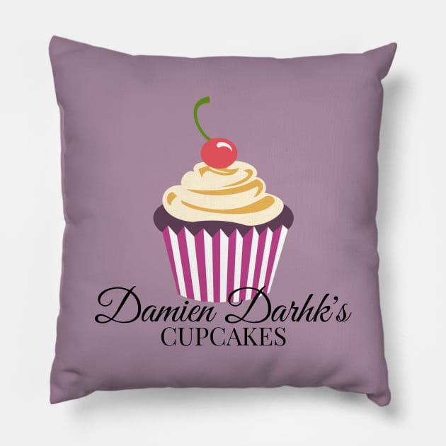 Damien Darhk's Cupcakes Pillow by FangirlFuel