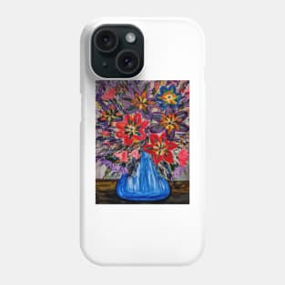 Beautiful and colorful abstract flowers Phone Case