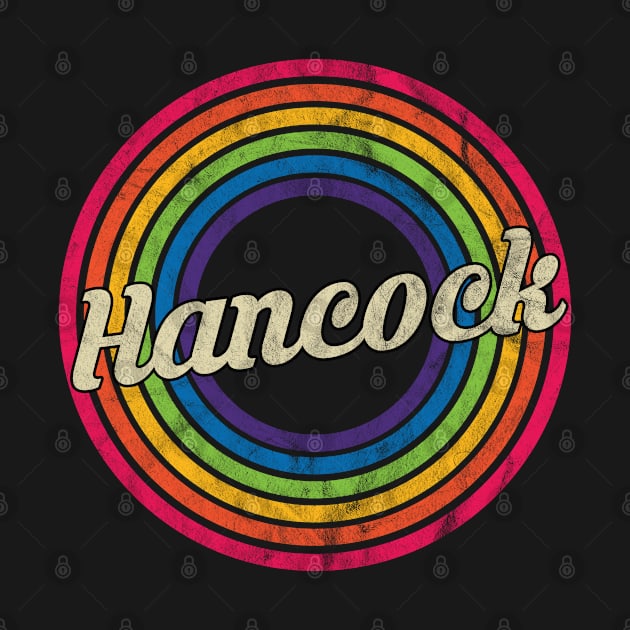 Hancock - Retro Rainbow Faded-Style by MaydenArt