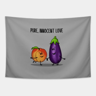 Eggplant and Peach Tapestry