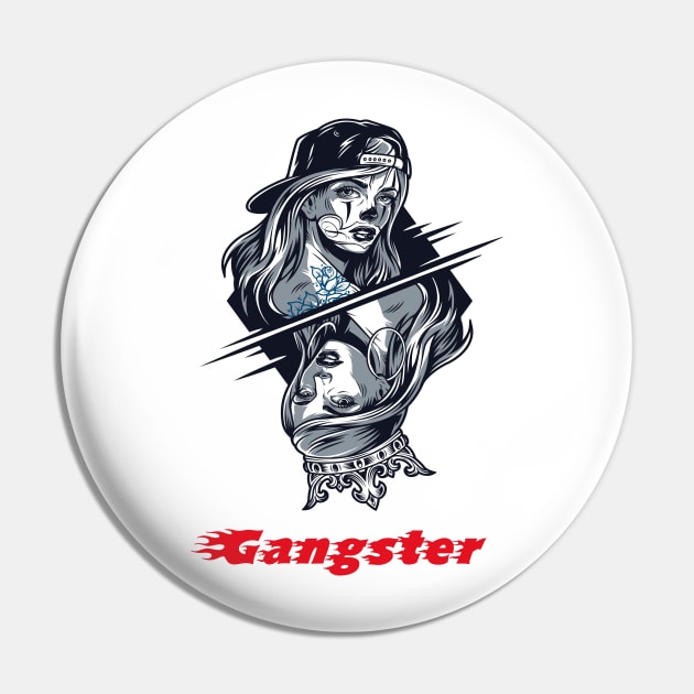 Gangster girl Pin by This is store