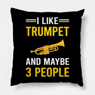 3 People Trumpet Pillow