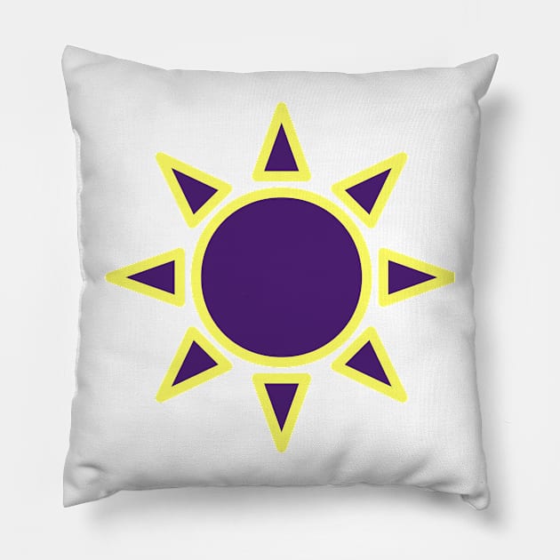 The Aztec Sun Pillow by Andyt