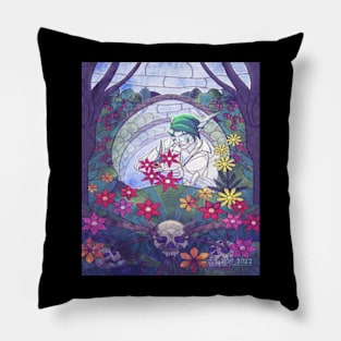 Assassins Garden Pillow