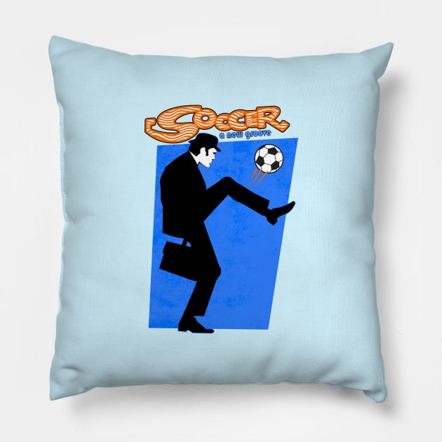 Silly Soccer Fan Pillow by PalmGallery