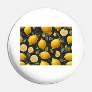 Lemon Pattern Fruit Sweet Harvest Field Product Food Pin