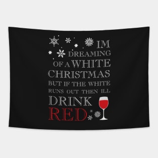 White Christmas Tapestry