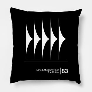 The Cutter - Minimalist Style Graphic Artwork Pillow