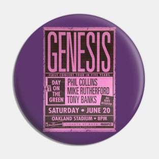 Genesis - Phil Collins Pin