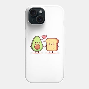 Avocado and toast Phone Case