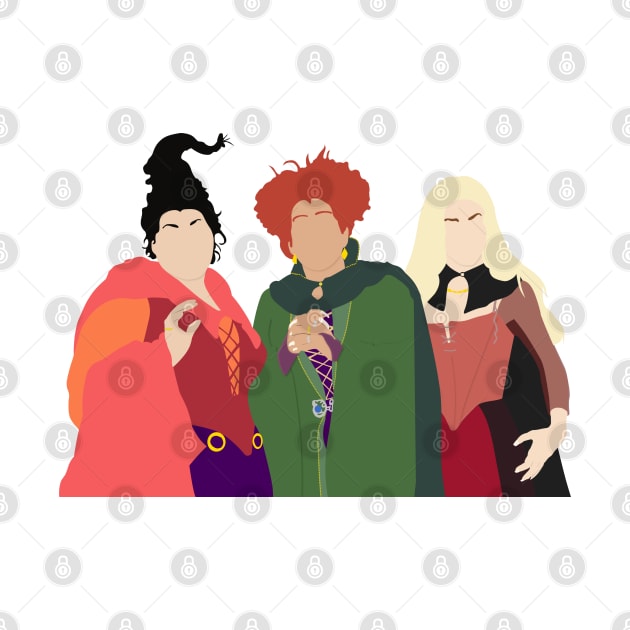 Hocus Pocus Sanderson Sisters by OutlineArt