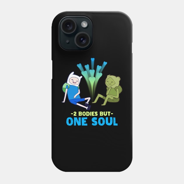 2 Bodies But One Soul - Finn And Fern Adventure Time Characters Phone Case by Pharaoh Shop