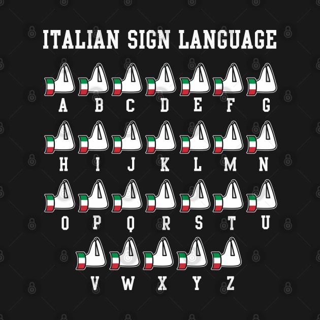 Italian Sign Language Italia Italy Italiano by E