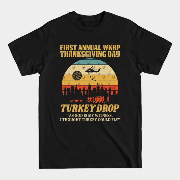 Discover Thanksgiving Day wkrp Turkey Drop T Shirts - Thanksgiving - T-Shirt