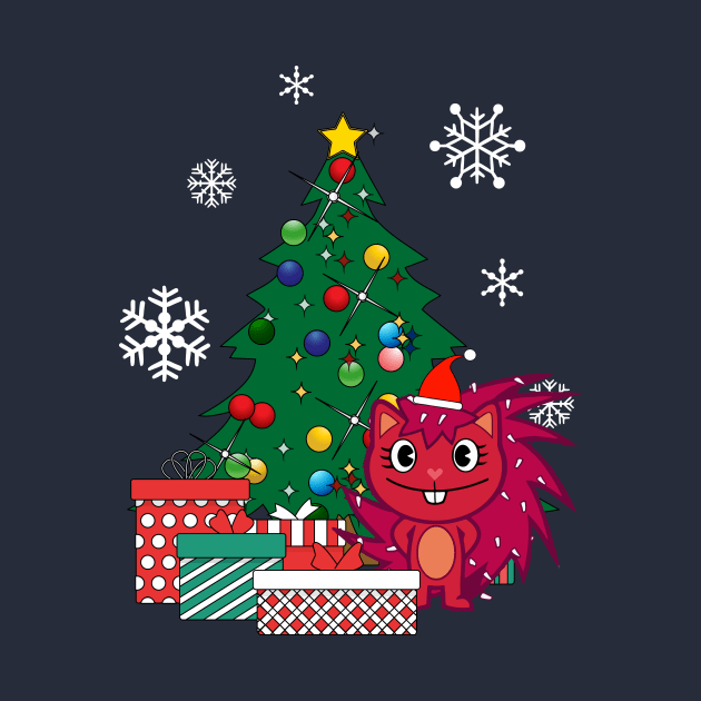 Flaky Around The Christmas Tree Happy Tree Friends by Nova5