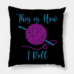 Rollin' with Crochet Tee Pillow