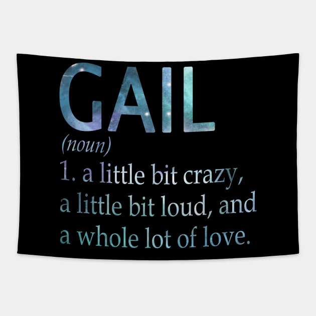 Gail Tapestry by Guitar Hero-Typography 