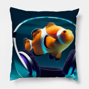 Clownfisch Headphones Pillow