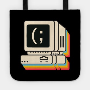 Retro Computer Colorful Tote