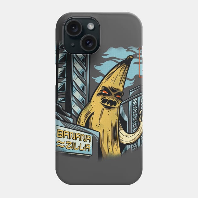 Bananazilla Phone Case by ribandcheese