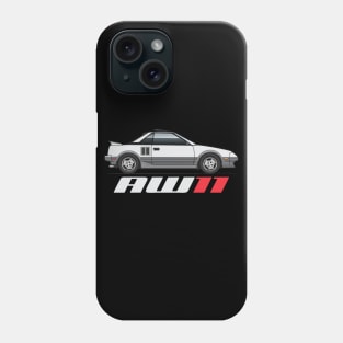 AW11-White and Grey Phone Case