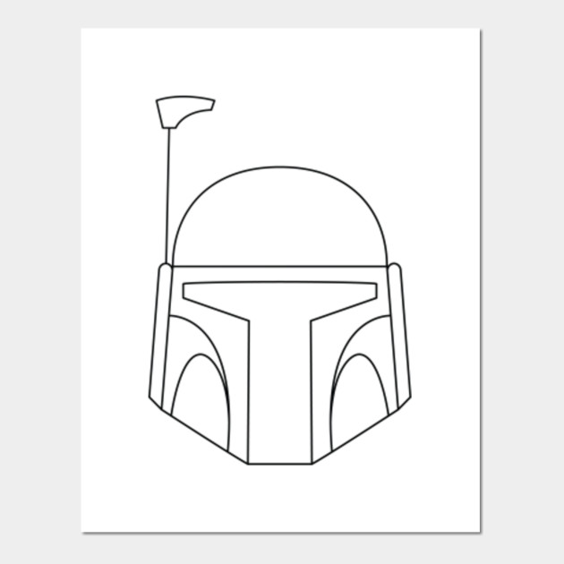 Boba Fett Simple Graphic Star Wars Posters And Art Prints
