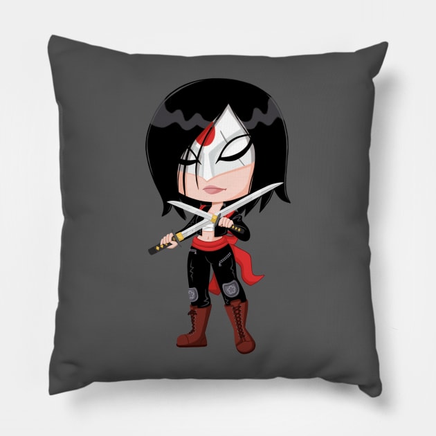 Katana Pillow by InesBarrosArt