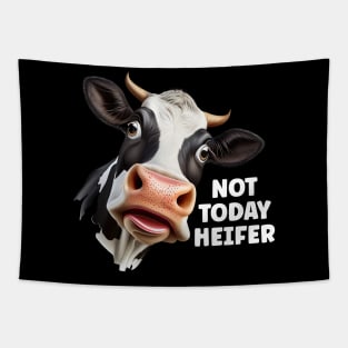 Not Today Heifer - Cow Tapestry