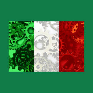 Flag of Italy - Gears T-Shirt