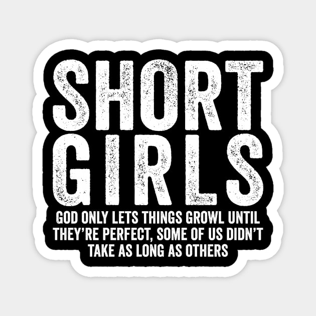 Pro Short Girls White Magnet by GuuuExperience