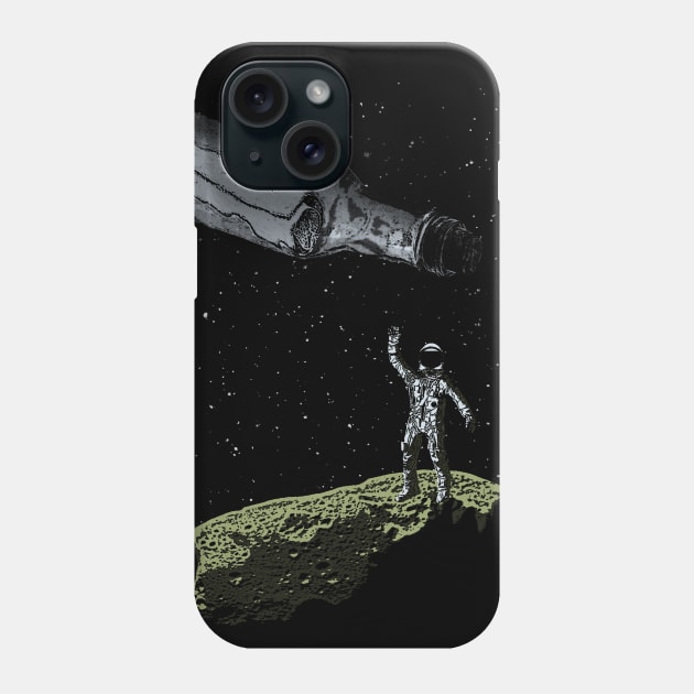 Space Castaway Phone Case by bronzarino