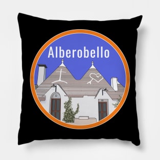 Trulli Houses Alberobello Bari Trullo Italy Pillow