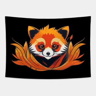 FloraPaw: The Red Panda Oasis Tapestry