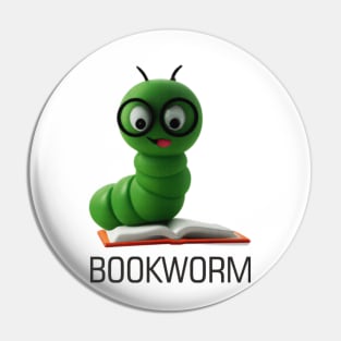 Bookworm Pin