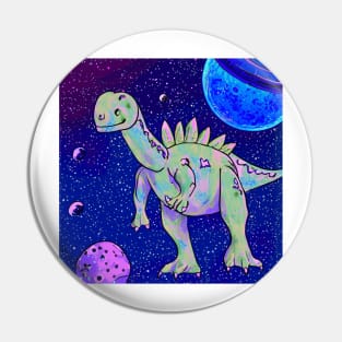 Space t-rex Pin