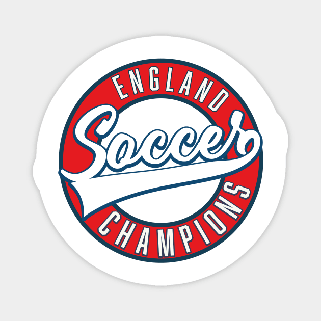 England Soccer Champions Magnet by nickemporium1