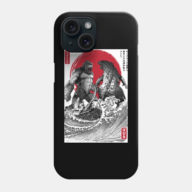 Battle for the Ages sumi-e Phone Case by lucamarinni