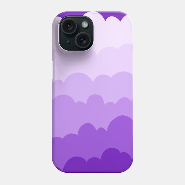 Purple Clouds Phone Case by SemDesigns