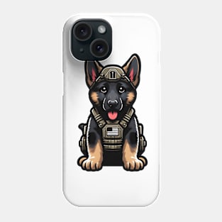 Tactical German Shepard Puppy Phone Case