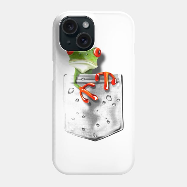 Pocket Frog Phone Case by Artizan